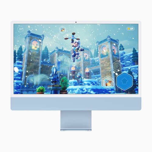 Apple iMac 24" M1 (2021), voor- en achterkant