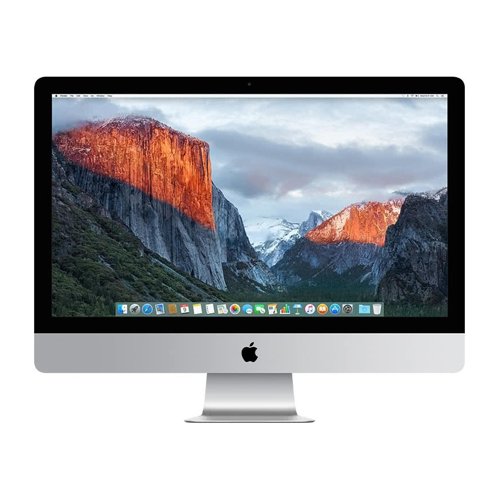 Apple iMac 27" Retina 5K (2015), front and back