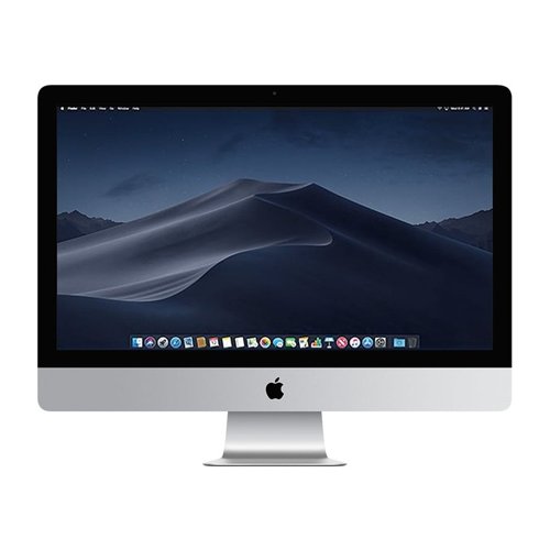 Apple iMac 27" Retina 5K (2019), vue de face et de dos