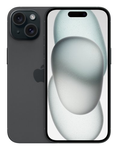 Apple iPhone 15, vue de face et de dos