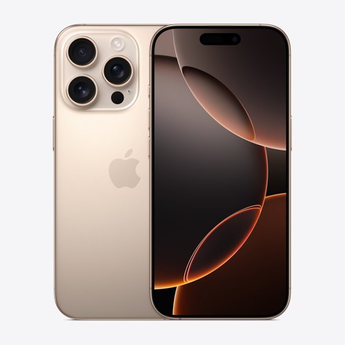 Apple iPhone 16 Pro, vue de face et de dos
