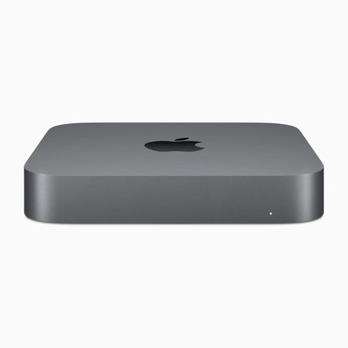 Apple Mac mini (2018), front and back