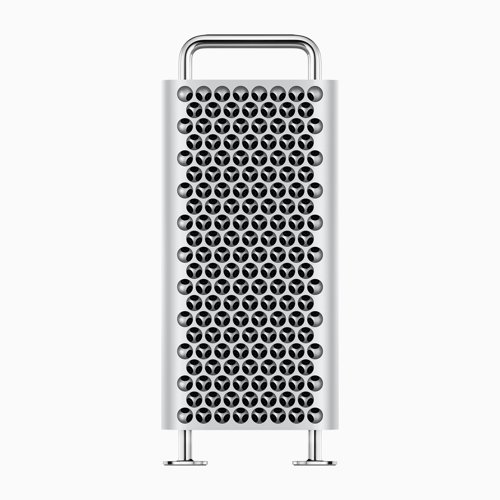 Apple Mac Pro (2019), front and back
