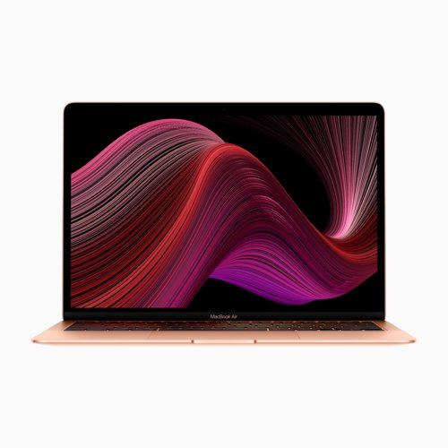 Apple MacBook Air 13" Retina (2020, Intel), voor- en achterkant