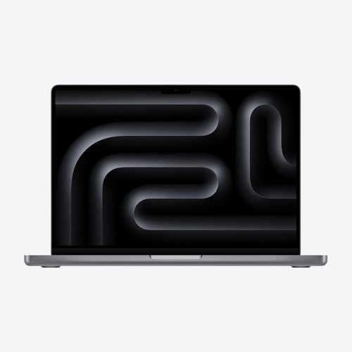Apple MacBook Pro 14" M3 / M3 Pro / M3 Max (2023), voor- en achterkant