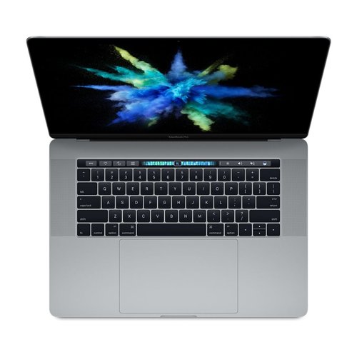 Apple MacBook Pro 15" Touch Bar (2016-2017), vue de face et de dos