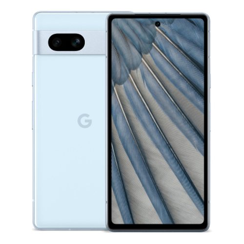 Google Pixel 7a, vue de face et de dos