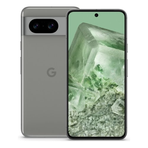 Google Pixel 8, vue de face et de dos