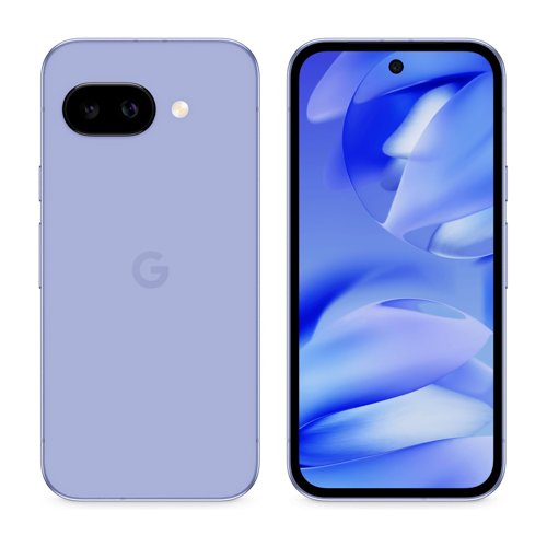 Google Pixel 9a, vue de face et de dos