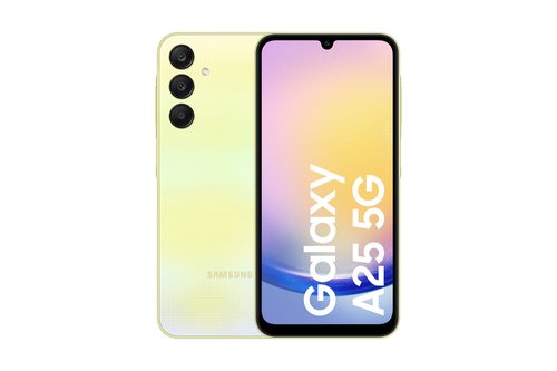 Samsung Galaxy A25, voor- en achterkant