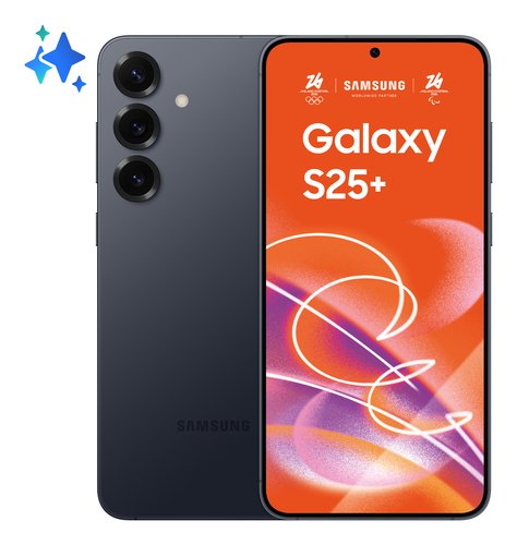 Samsung Galaxy S25+, voor- en achterkant