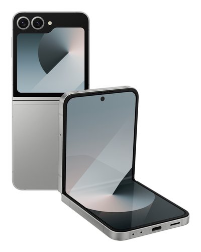 Samsung Galaxy Z Flip6, vue de face et de dos