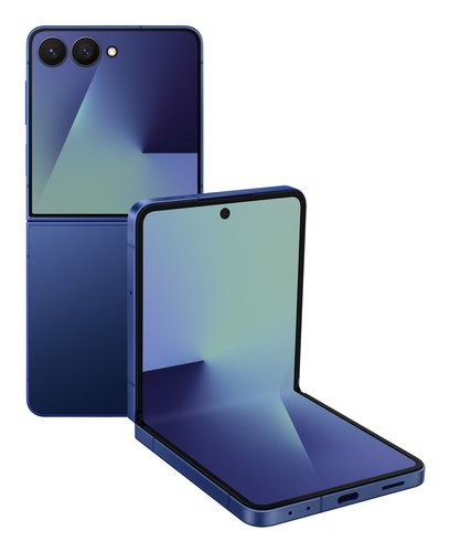 Samsung Galaxy Z Flip7, vue de face et de dos