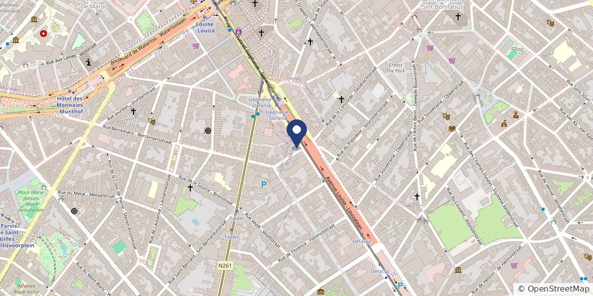 Kaart: winkel Ixelles