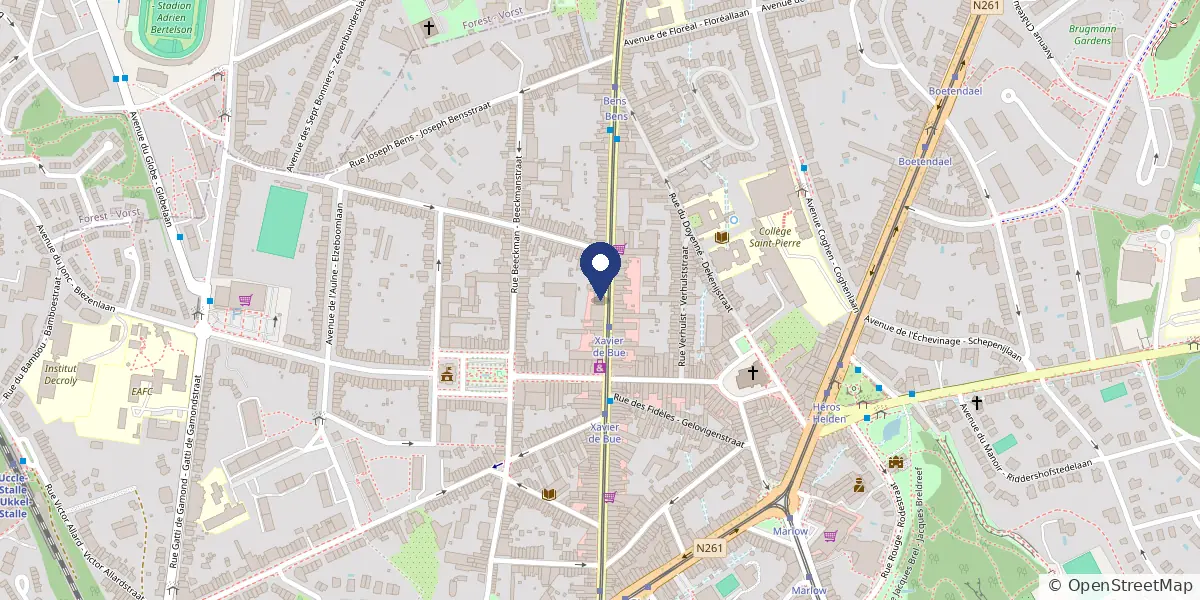 Map: Uccle store