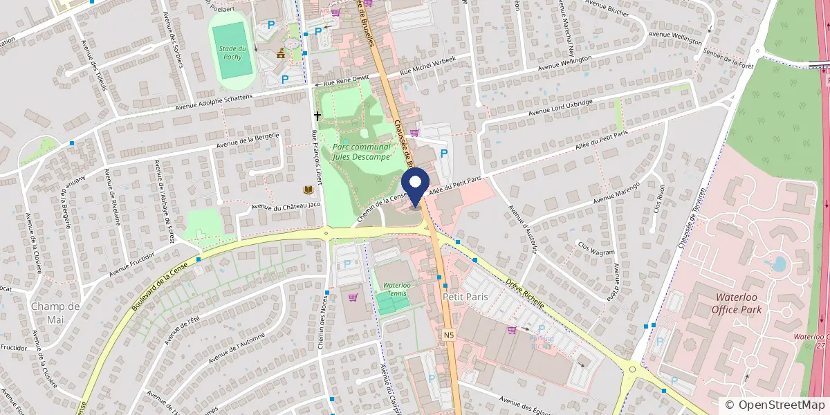 Map: Waterloo store