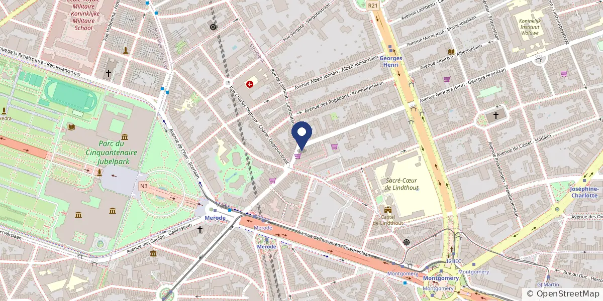 Map: Woluwe-Saint-Lambert store